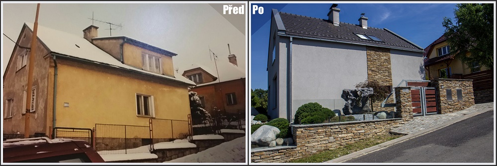 rekontrukce domu z přírodního kamene